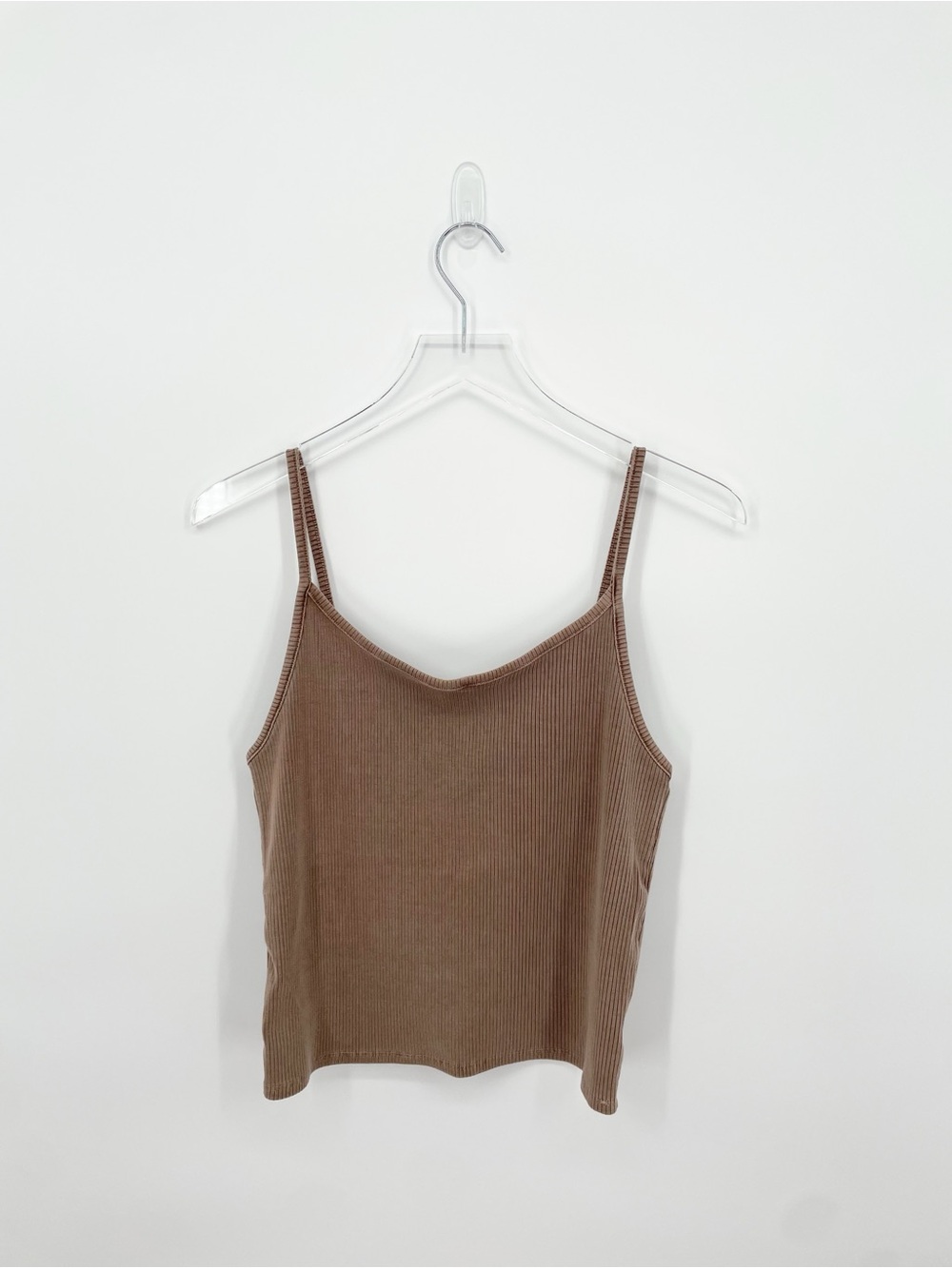 American Eagle Brown Crop Tank Top